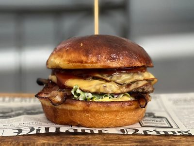 Dimljeni burger single Mona Lisa Burger Bar dostava