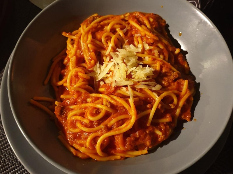 Bolognese pasta delivery