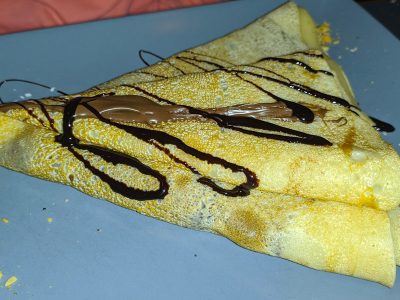 Pancake with nutella and banana Jack Union Pub delivery