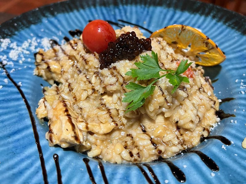 Risotto with chicken delivery