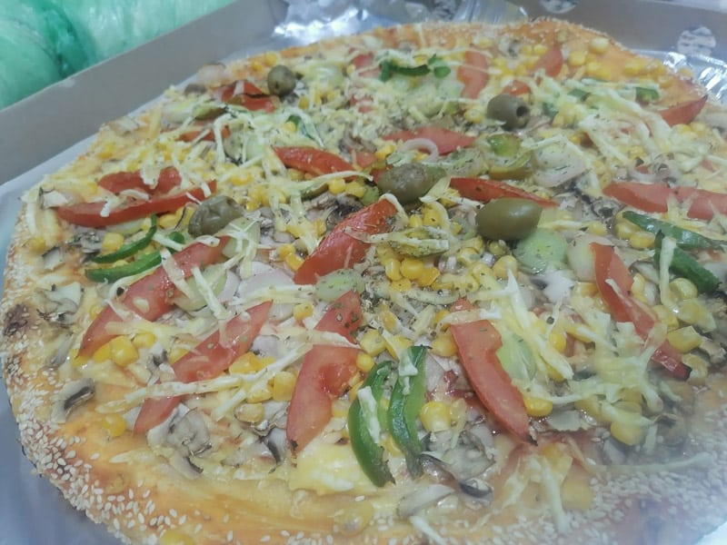 Vegetariana pizza delivery