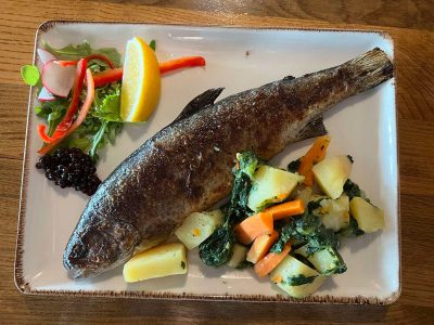Grilled trout - catering Restoran Sojenica delivery