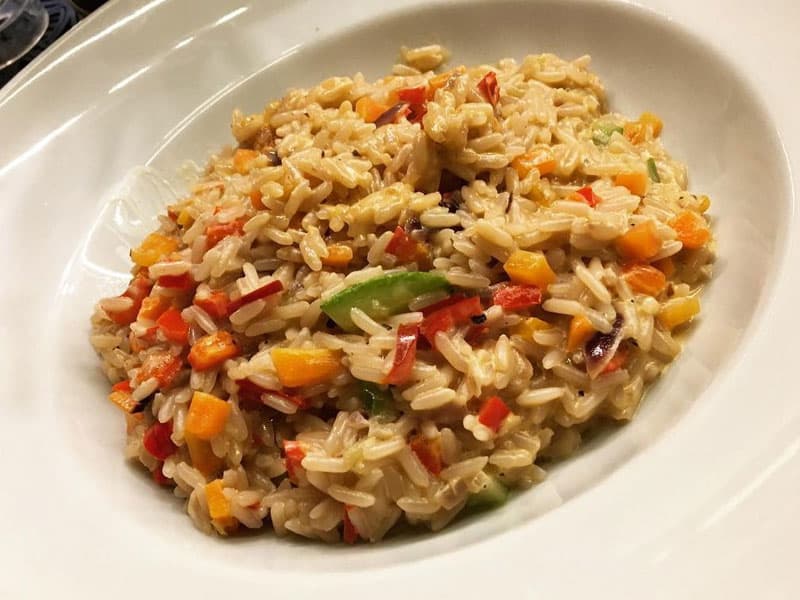 Risotto with vegetables delivery