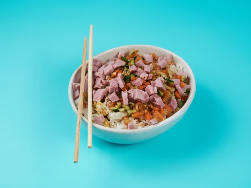 86. Rice with vegetables, ham and eggs delivery