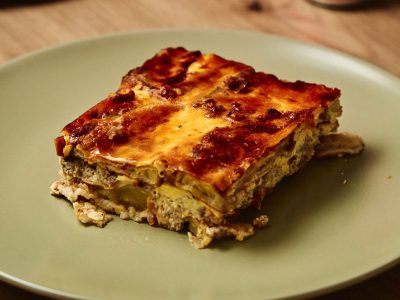 Zucchini moussaka Ančika Ketering delivery