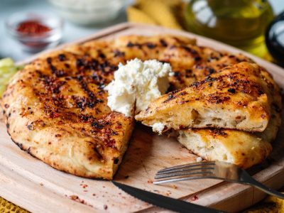 Spicy homemade flatbread with clotted cream Walter Šabac delivery