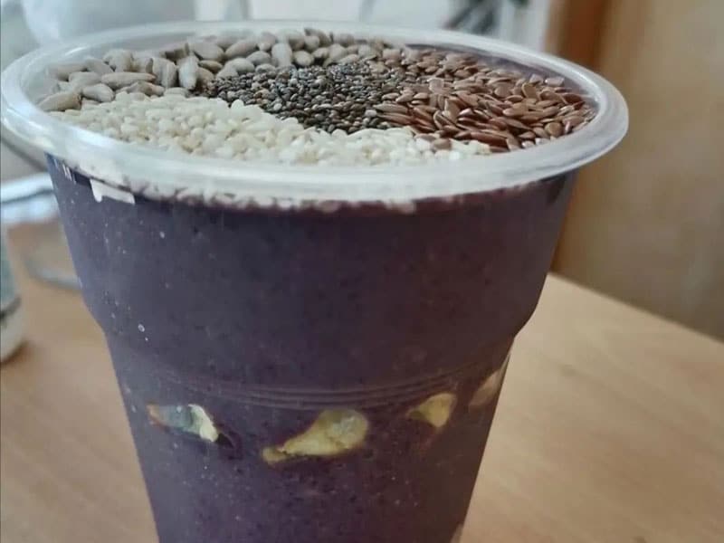 Blueberry hemp smoothie delivery