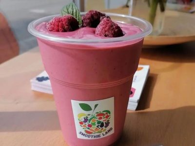 Raspberry shake Smoothie Land delivery
