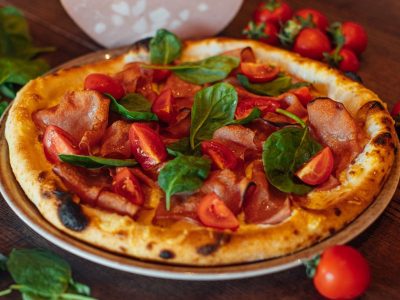 Pizza genovese con mortadella Da Luca Pizzeria delivery