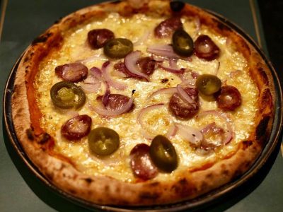 Pizza salsicca gramina Da Luca Pizzeria dostava