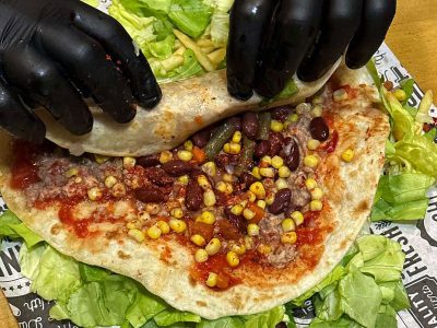 Tuna mexicana tortilja Wanted Burger dostava