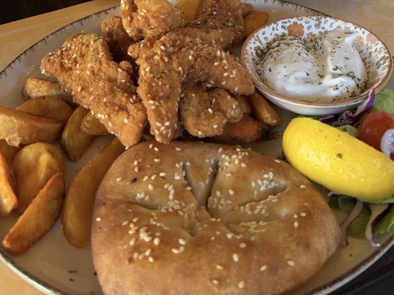 Chicken sticks with sesame delivery