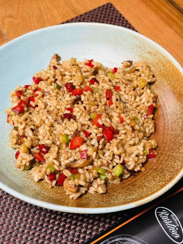 Risotto with vegetables delivery