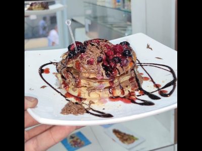 Američke palačinke sa nutelom Bubble Waffle Bar dostava