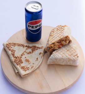 Chicken burrito + Pepsi 0.33L + Sweet tortilla with cream and plazma La Tortilla Karađorđeva delivery