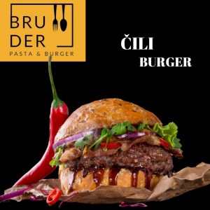 Chili burger Bruder Ruma delivery