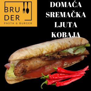 Domaća ljuta sremačka kobaja Bruder Ruma dostava