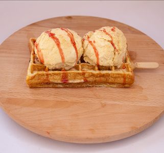 Wafflle with icecream Banjac 1982 delivery