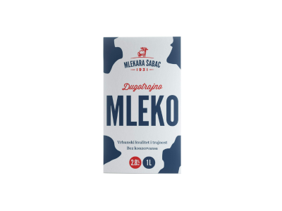 Mlekara Šabac - dugotrajno mleko 2,8%mm, , 1L Alideda Market dostava