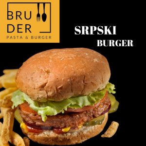 Serbian burger Bruder Ruma delivery