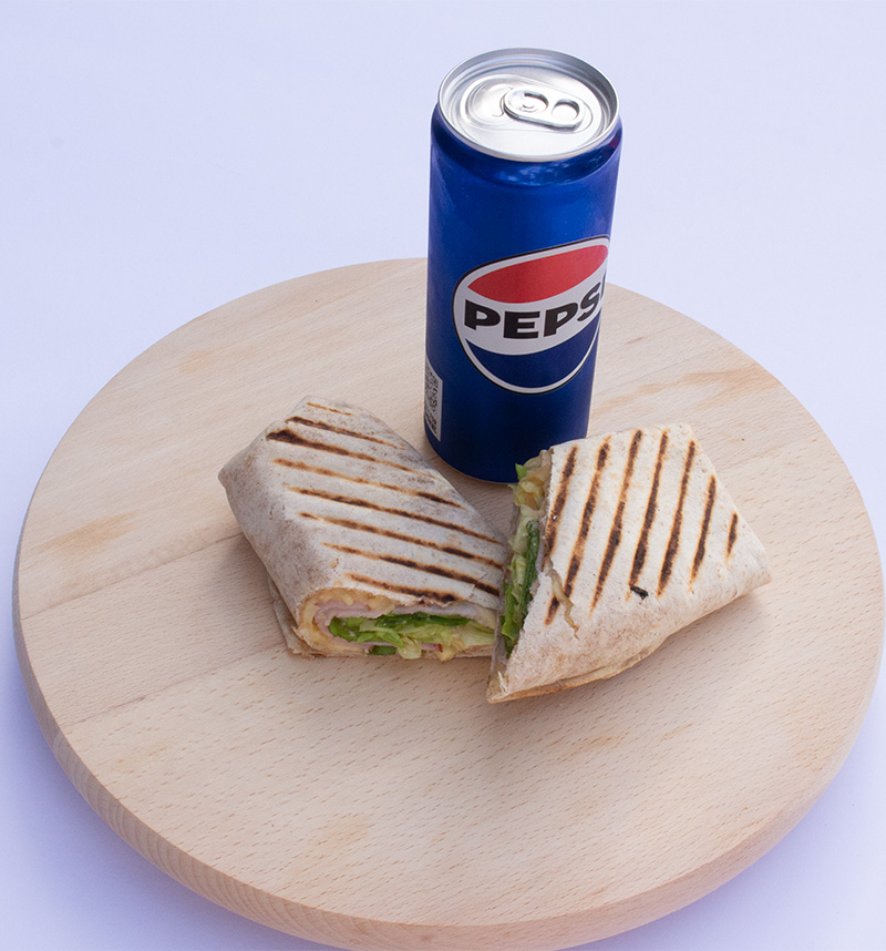 Toast tortilla +Pepsi 0.33L delivery