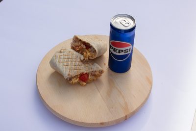 Burrito piletina + Pepsi  0.33L La Tortilla Masarikova dostava