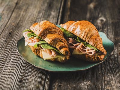 Croissant with mortadella Pita Sremac delivery