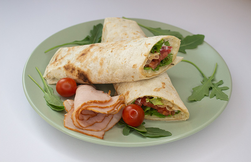 Tortilla with pecenica delivery