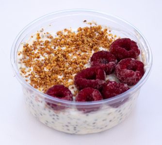 Chia pudding peanut butter and raspberry Banjac 1982 delivery