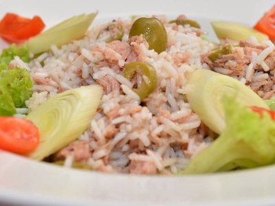 Cold salad wit tuna and rice Corso delivery