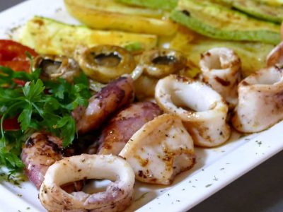 Grilled squid Corso delivery