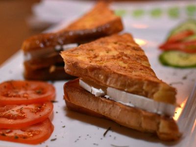 Stuffed fried toast bread Corso delivery