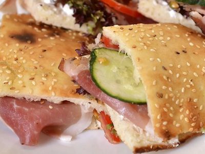 Sandwich with prosciutto Corso delivery