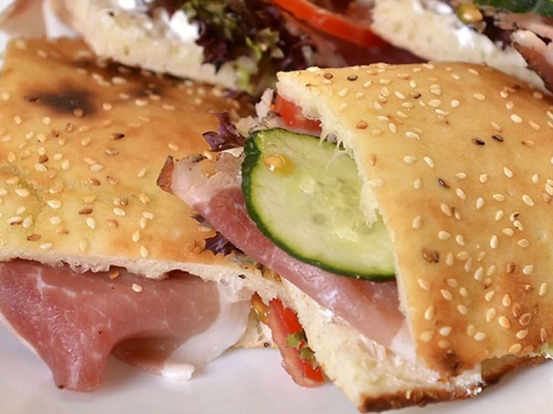 Sandwich with prosciutto delivery