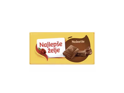 Najlepše želje - čokolada noisette, 85g Alideda Market delivery