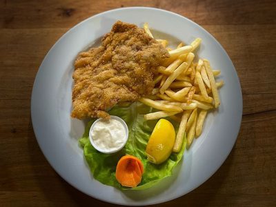 Vienna schnitzel Kudin Most delivery