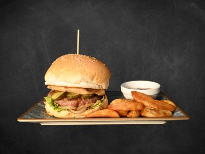 El hefe burger La Fiesta Tex-Mex delivery