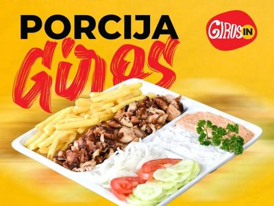 Gyros portion Giros In delivery