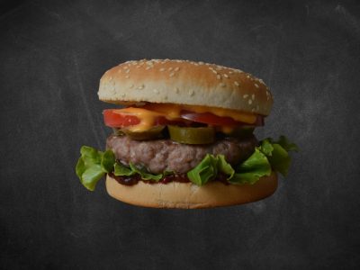 Infierno burger La Fiesta Tex-Mex delivery