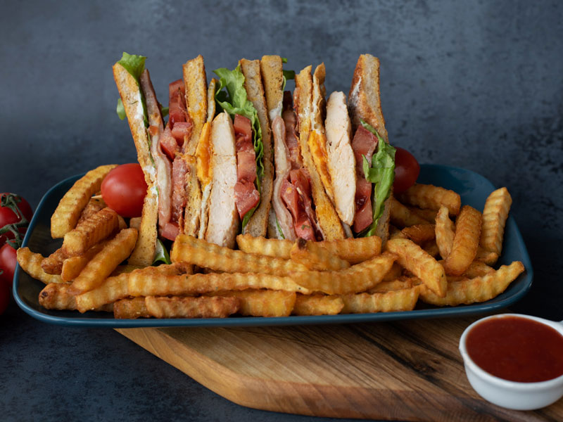 Club sandwich delivery