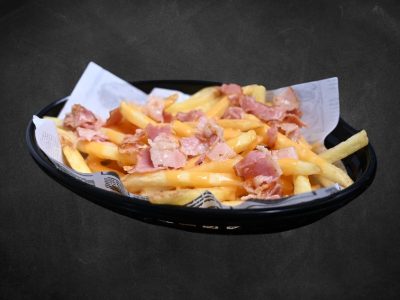 Nacho fries + bacon La Fiesta Tex-Mex delivery