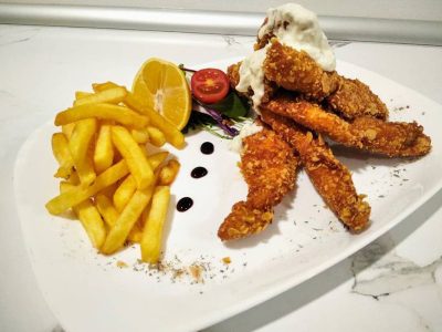 Chicken sticks in cronflakes Dobra Priča Loznica delivery