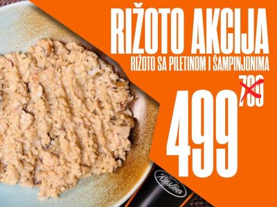 Risotto with chicken and mushroom - Action Rustico delivery