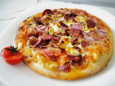 Serbiana pizza Dobra Priča Loznica delivery