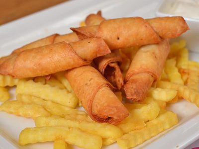 Taquitos + fries Corso delivery