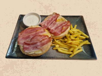 Bruschetti with cheese and bacon La Fiesta Ketering delivery