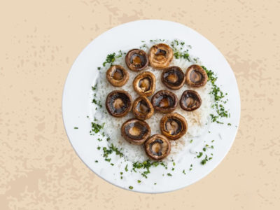 Grilled mushrooms La Fiesta Ketering delivery