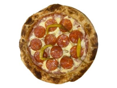 Pepperoni pizza Trojka Picerija Autobuska delivery