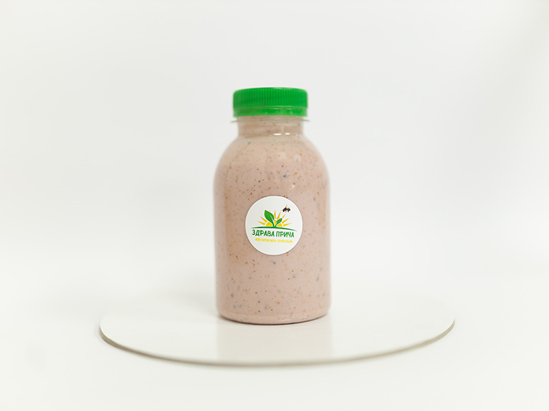 Red smoothie with chia delivery