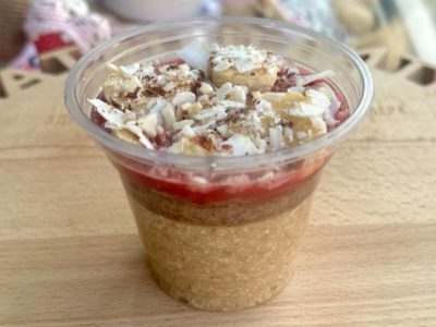 Oat meal with almond butter - meal Slatko i Vitko delivery